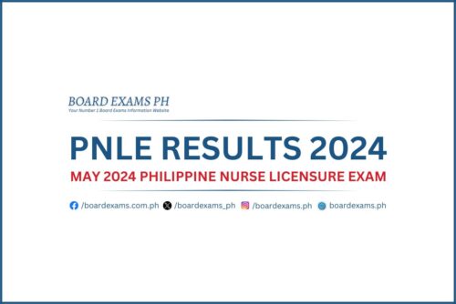 PNLE RESULTS May 2024 Philippine Nurse Licensure Exam List Of Passers