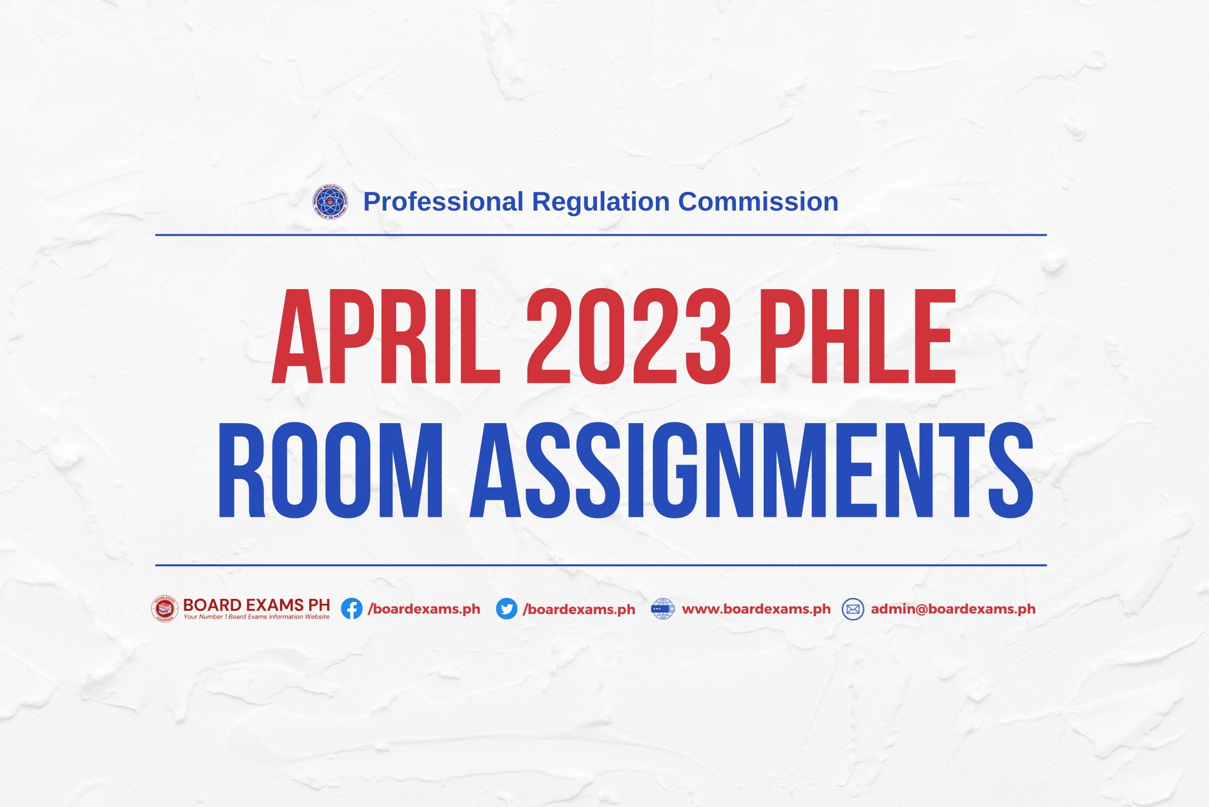 prc room assignment for cle 2023