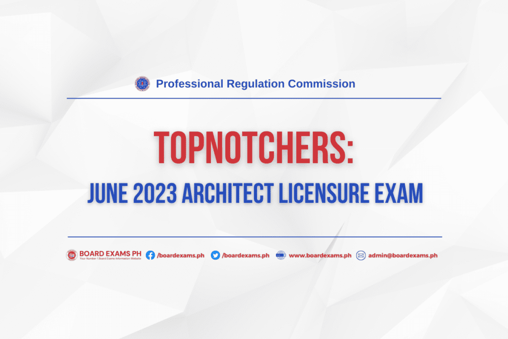 architecture board exam june 2023 room assignment