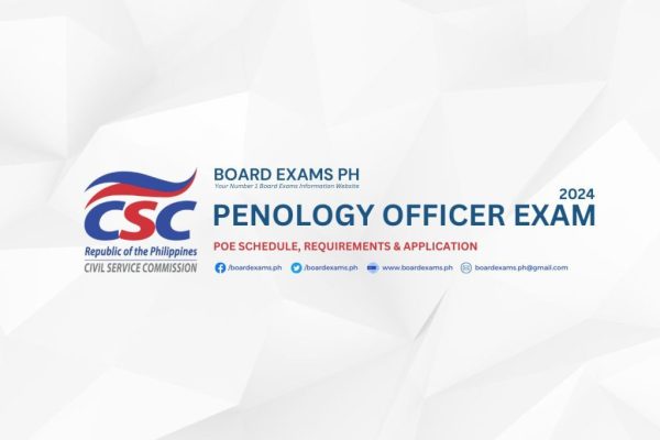 2024 Penology Officer Exam (POE): Requirements And Application – Board ...