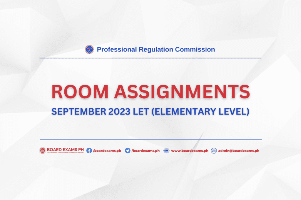 room assignment rme september 2023