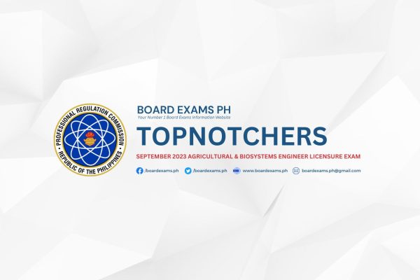 TOPNOTCHERS: September 2023 Agricultural And Biosystems Engineer ...