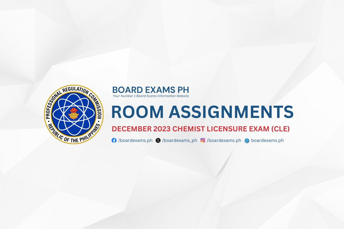 pharmacy board exam room assignment 2023
