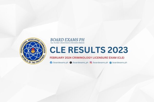 CLE RESULTS: February 2024 Criminologist Licensure Exam List Of Passers ...