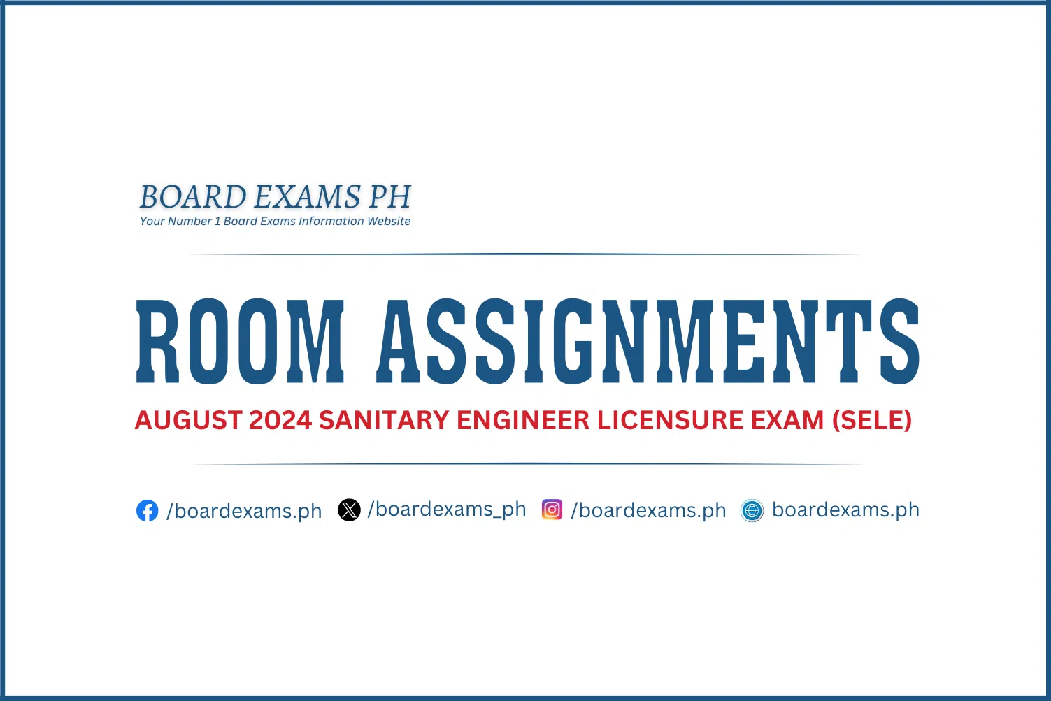 medtech board exam march 2023 room assignment