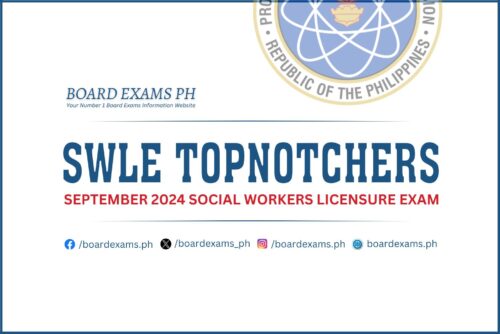 TOPNOTCHERS: September 2024 Social Workers Licensure Exam (SWLE ...