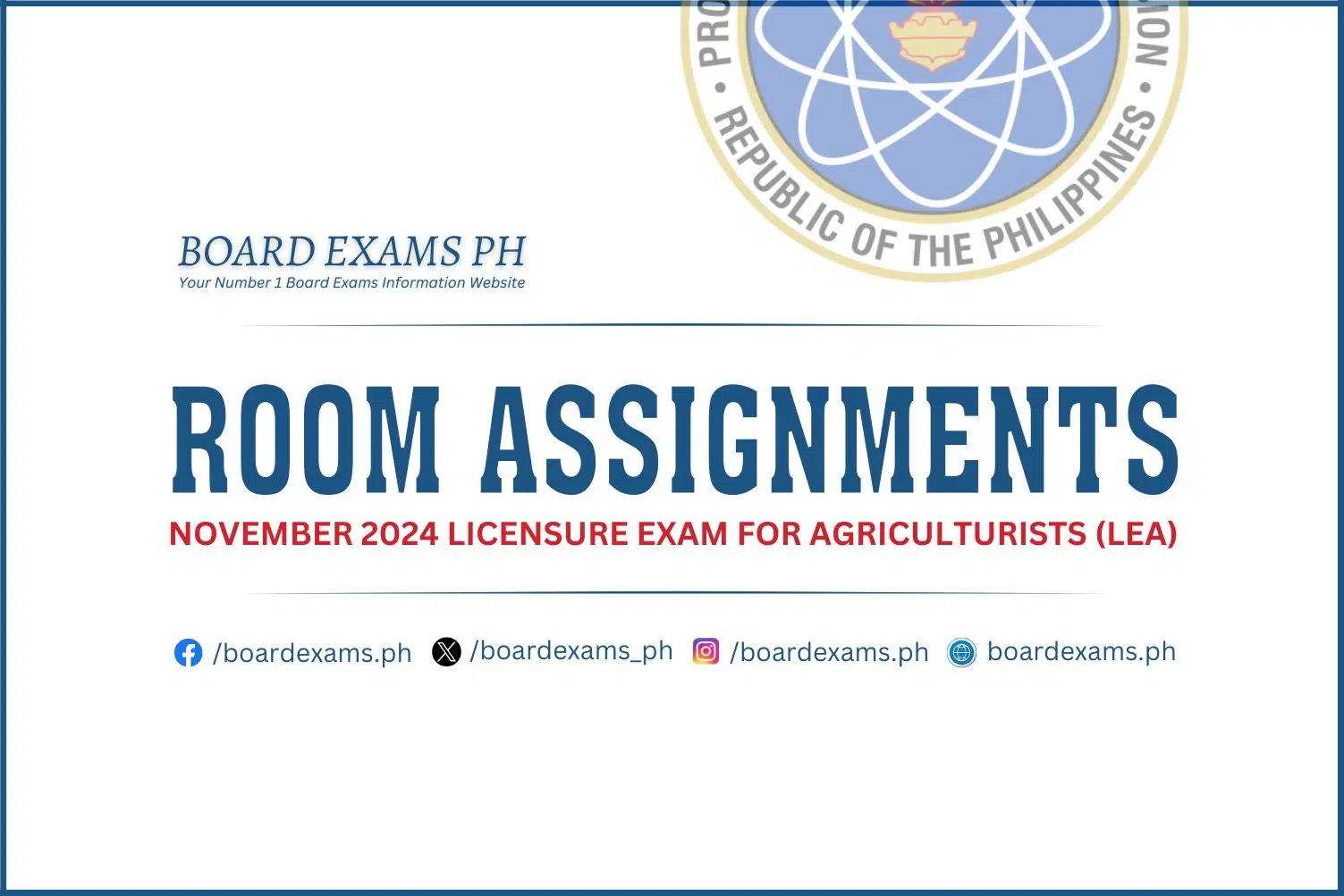 room assignments cpale october 2023