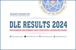 DLE RESULTS: November-December 2024 Dentists Licensure Exam List Of ...